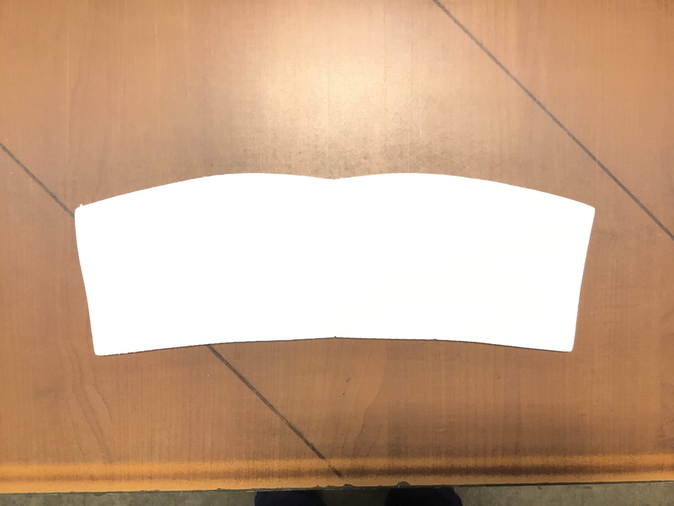 Mousse laminé 3-16 blanc